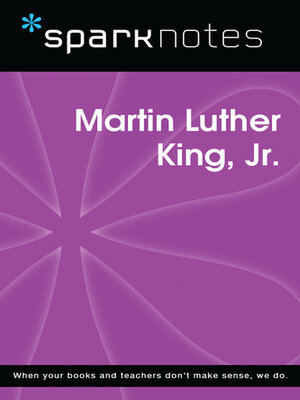 cover image of Martin Luther King Jr. (SparkNotes Biography Guide)